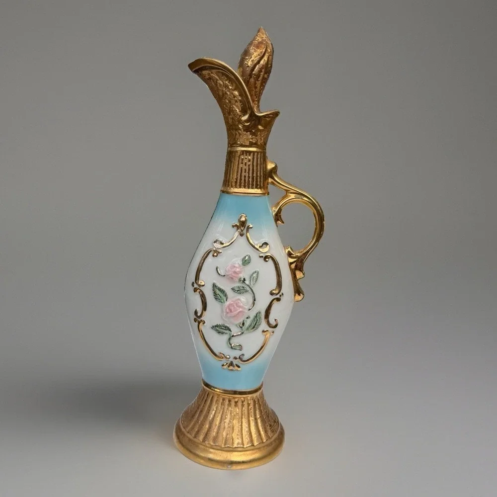 Vintage 1963 Jim Beam Royal Rose Decanter James B Bean Distilling Co Regal China